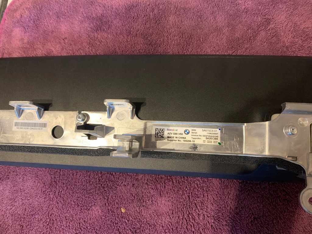 фото №7, Экран счетчик монитор hud 5a670c9 5a2ecb9 bmw 7 g70 i7 g70