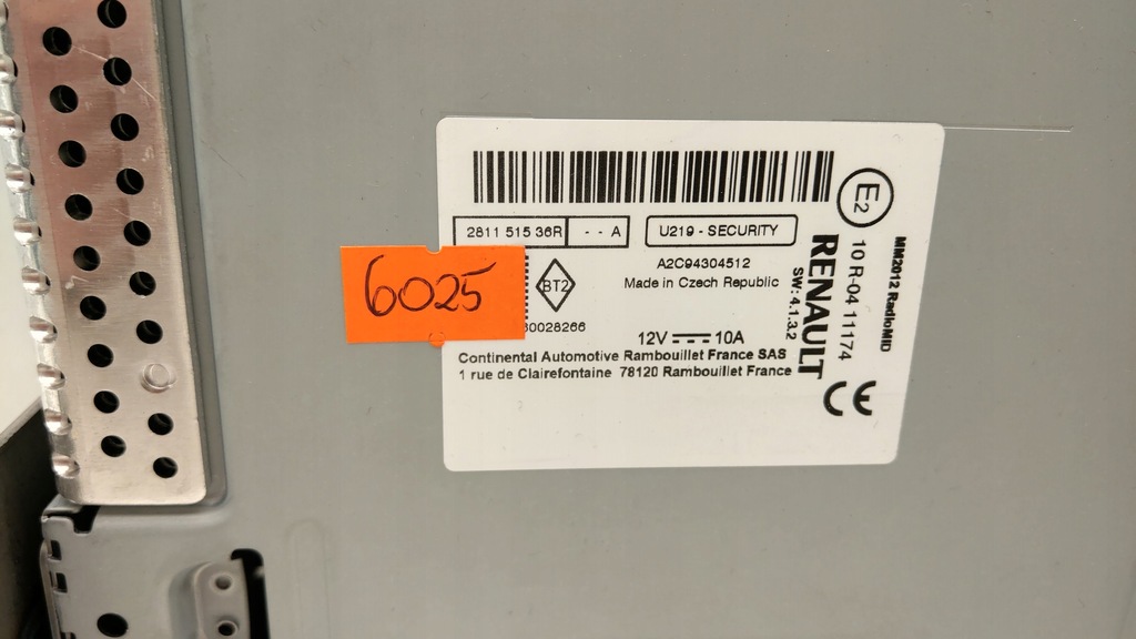 фото №2, Радио навигация 281151536r renault clio iv captur