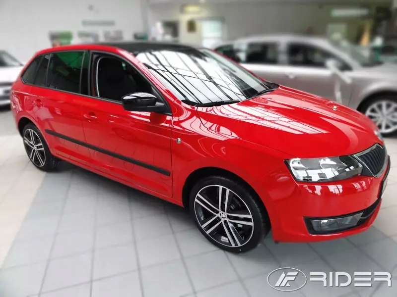 фото №3, Skoda rapid spaceback 2012-19 накладки боковой