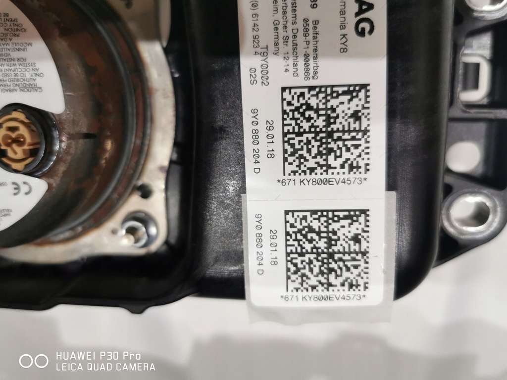 фото №8, Porsche cayenne iii консоль панель приладів приладова + подушка безпеки 9y0 сіра.