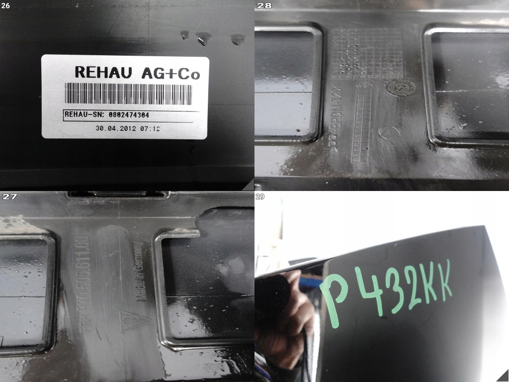 фото №15, Porsche panamera 970 gts aero kit turbo 09-13 бампер бампер задня 4xpdc