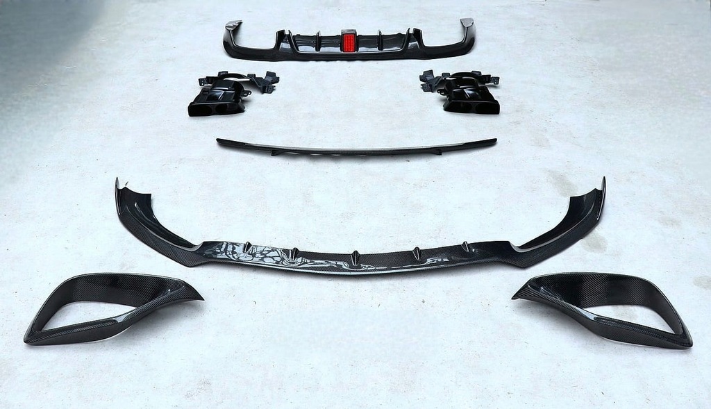 фото №11, Mercedes w213 brabus накладки карбон перед задняя спойлер