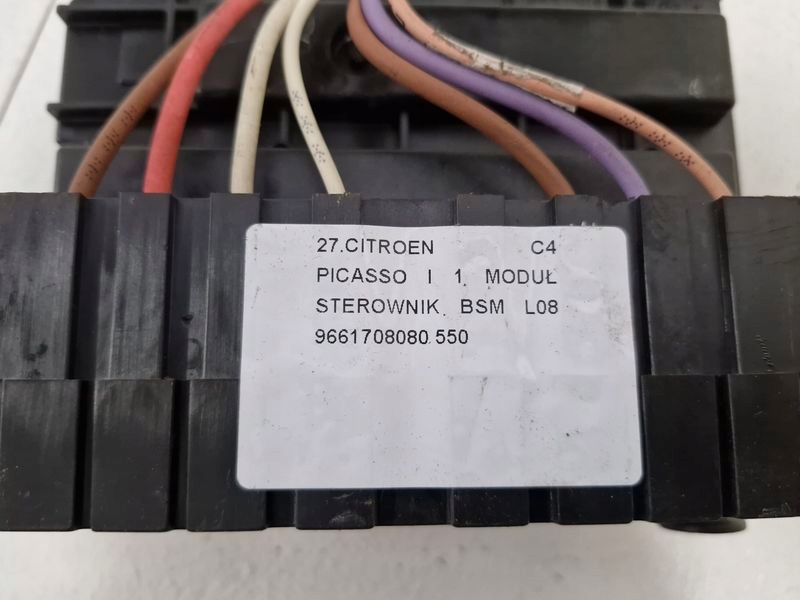 фото №6, Citroen c4 picasso i 1 модуль блок керування bsm l08 9661708080