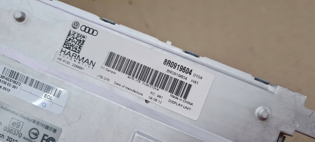 фото №10, Q5 8r экран дисплей монитор mmi 8r0919604 a5 a4 b8