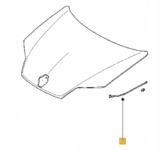 фото №2, Клипса опоры капот renault laguna iii org