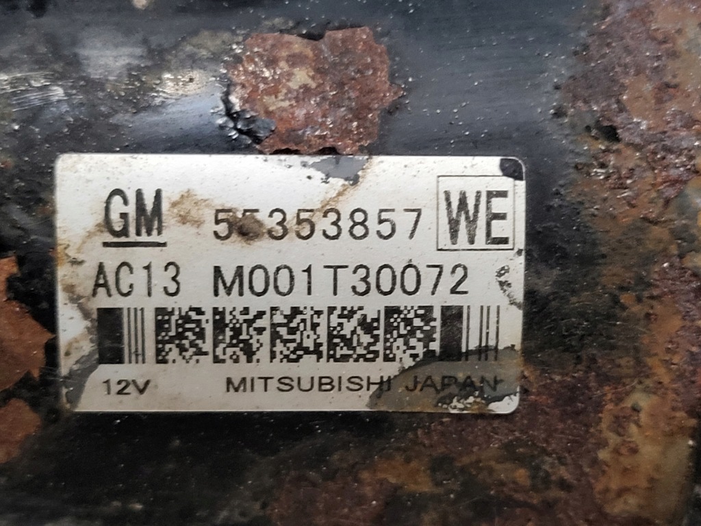 Стартер opel insignia a 2,0cdti автоматична коробка передач 08- 55353857 Доставка