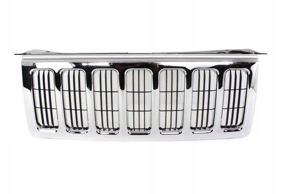 фото №1, Jeep commander wh решітка радіатора решітка середня перед хром czarna 2005 - 2010
