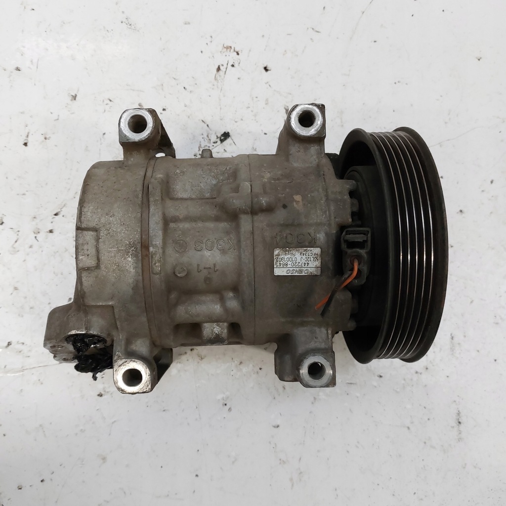 фото №7, Fiat stilo 1,9 компрессор кондиционера denso 447220-8641