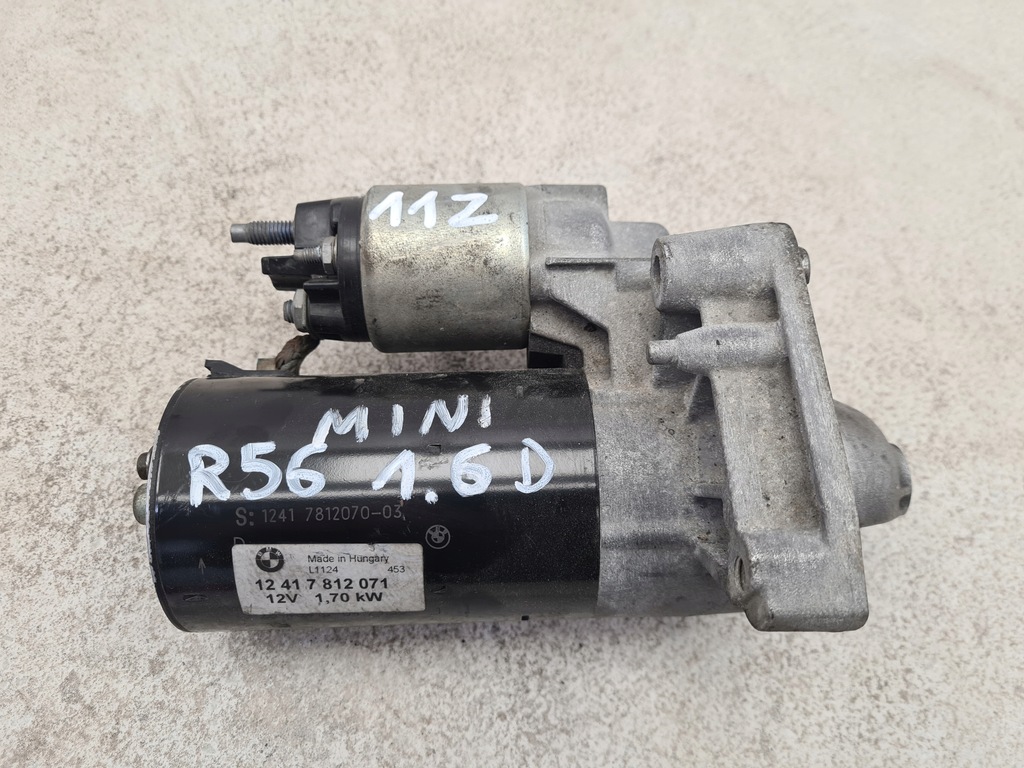 фото №1, Mini cooper r56 1.6d стартер 7812071