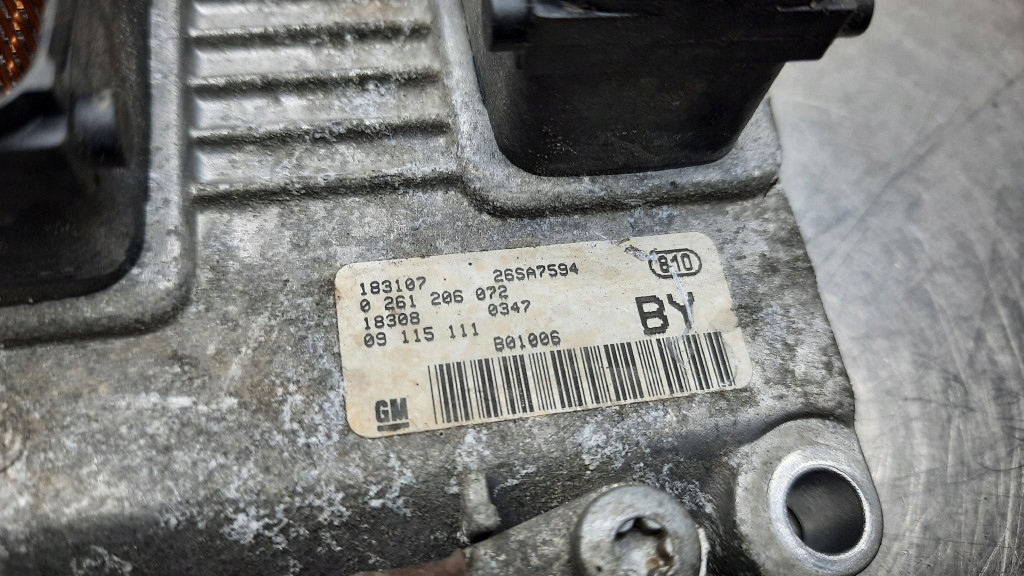 фото №5, Бортовой компьютер двигателя opel corsa c 1.0b 01r 09115111