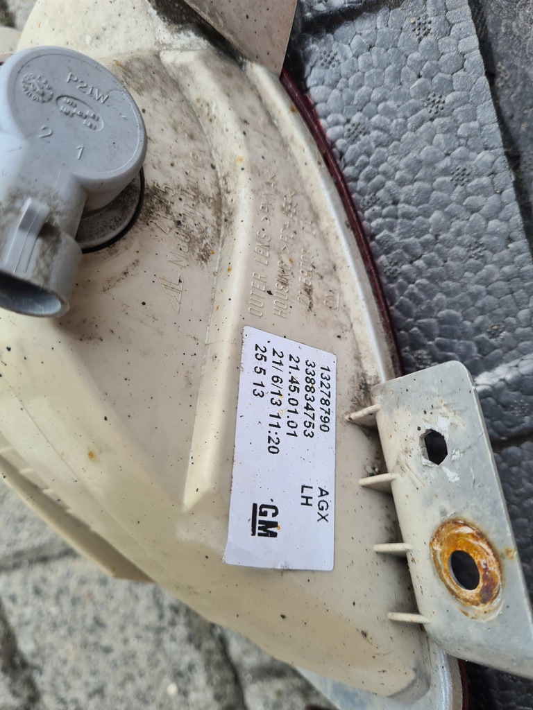 фото №12, Zafira c лампи задня абсорбер накладка pdc джгут