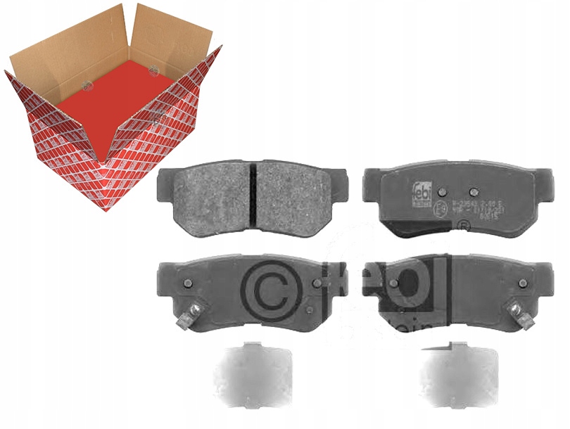 фото №1, Комплект гальмівних колодок гальмівних febi 37247 оригінальний номер c20510ab