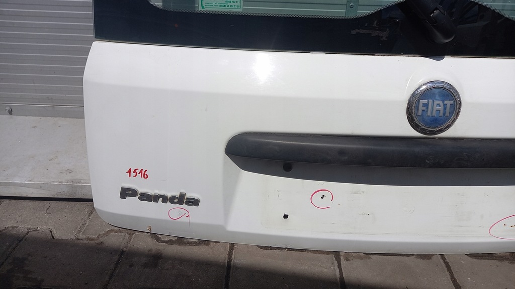 фото №2, Задня кришка багажника fiat panda 04r hb