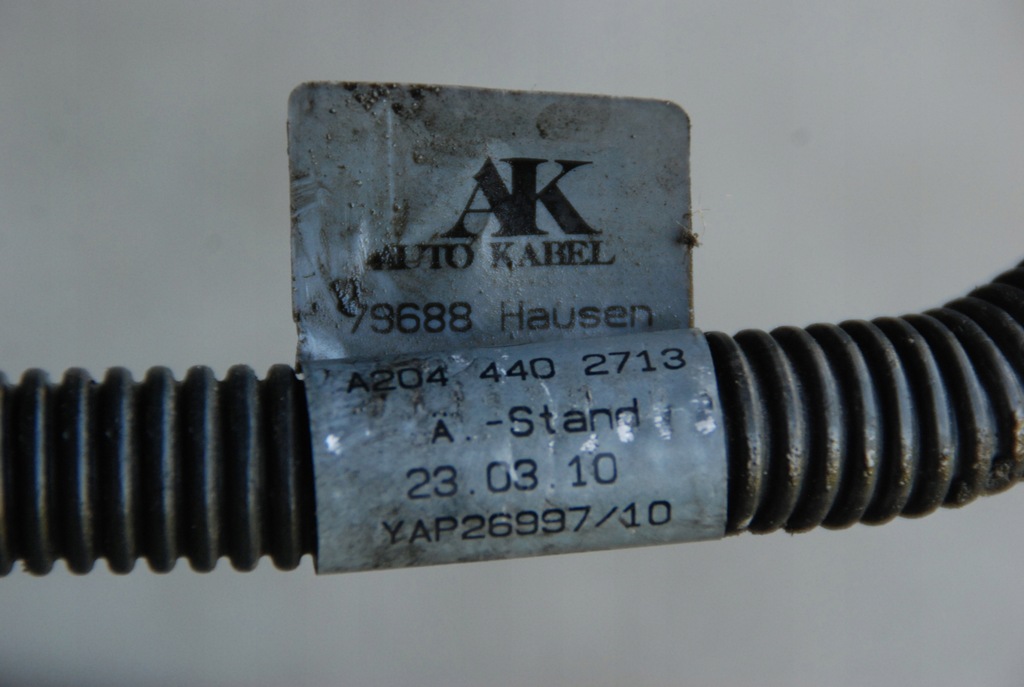 фото №4, Mercedes w204 шланг джгут plus генератора 651