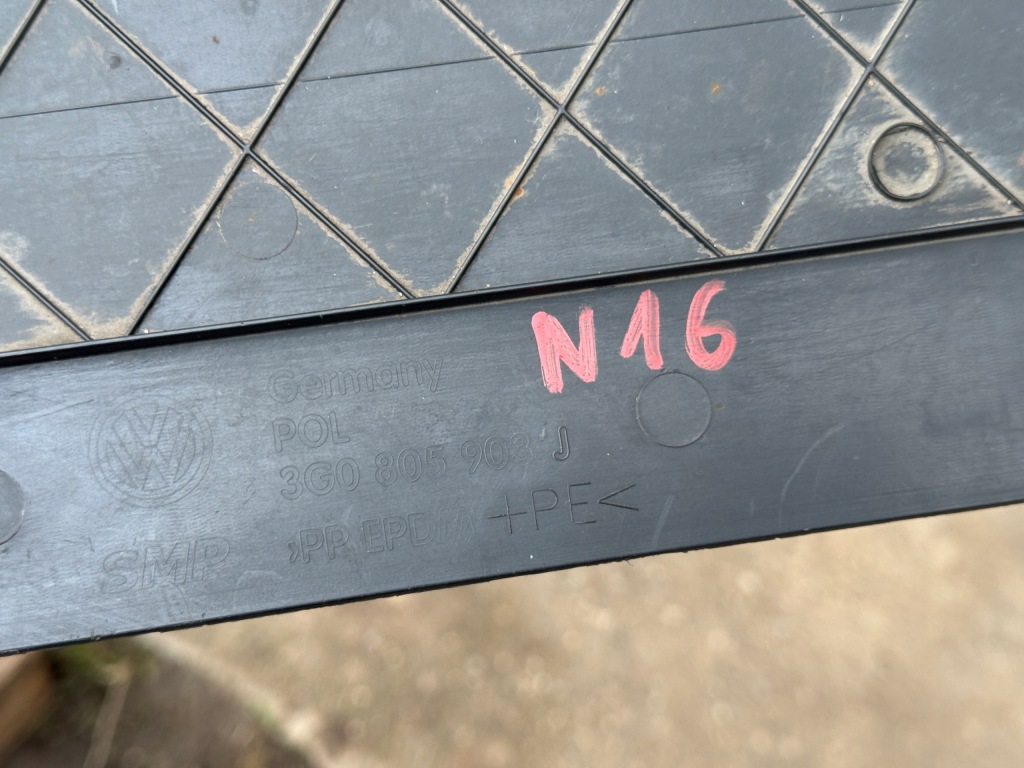 фото №10, Накладка бампера перед volkswagen vw passat b8 3g0805903j