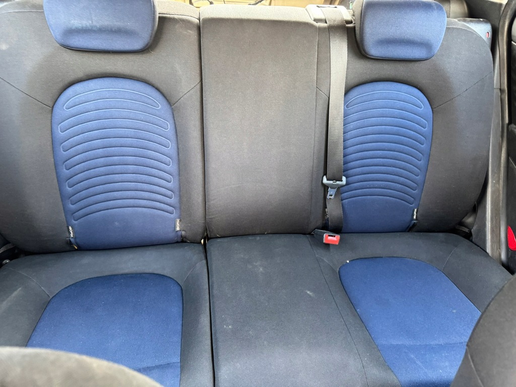 фото №11, Комплект сидений водителя пассажира заднее сиденье granatowe fiat bravo ii 07- europa