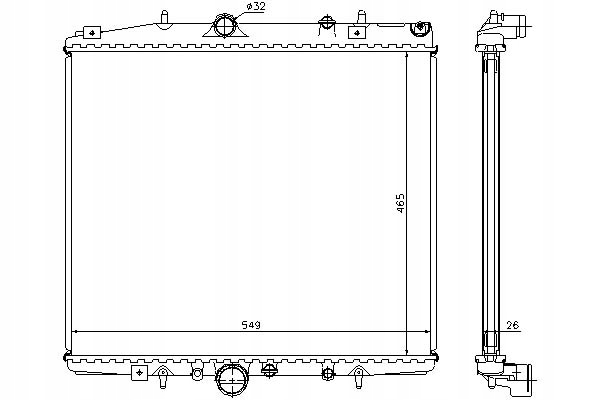 фото №14, Радіатор двигуна 63695a