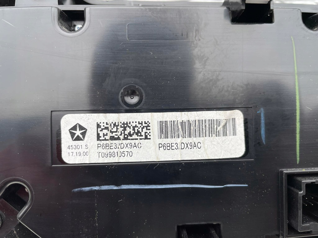 фото №6, Jeep wrangler jl панель кондиціонера 6be32dx9ac