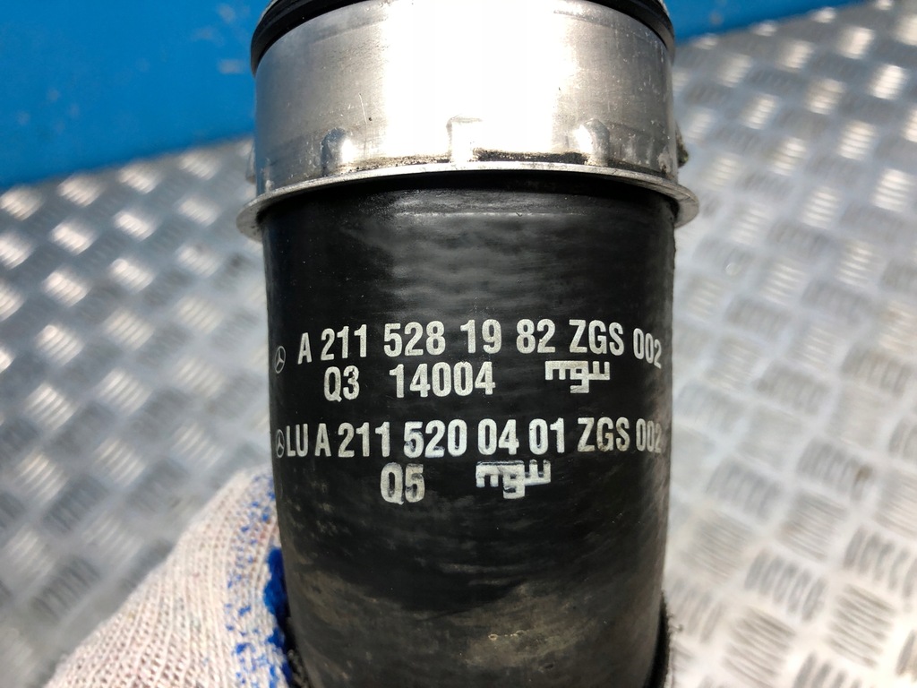 фото №9, Mercedes w211 wąż шланг інтеркулер 2,2 cdi a2115281982