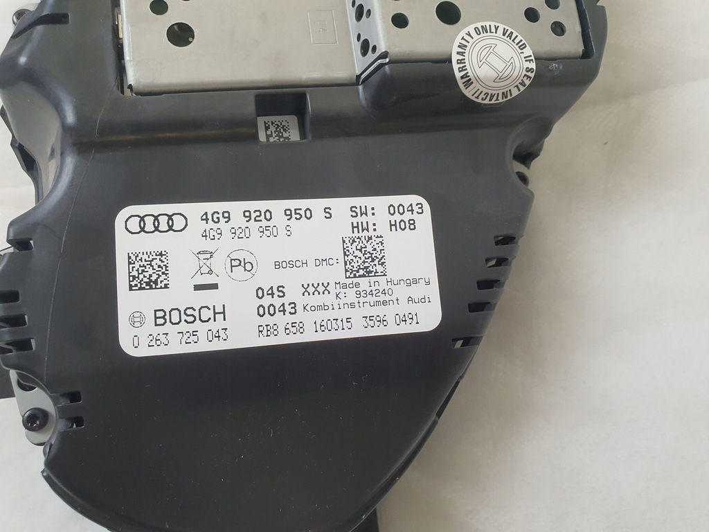 фото №5, Лічильник приладова панель прилади audi a6 c7 4g 4g9920950s