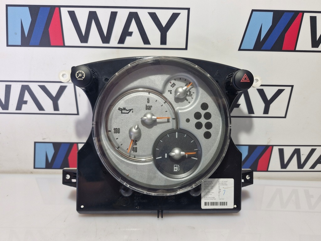 фото №1, Mini cooper r50 r52 r53 лічильник набір індикаторів chrono пакет 9126996