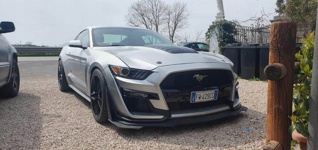 Капот алюминиевая gt500 стиль - niepomalowana mustang 2015-2017 v6, gt, ecob Оригинал