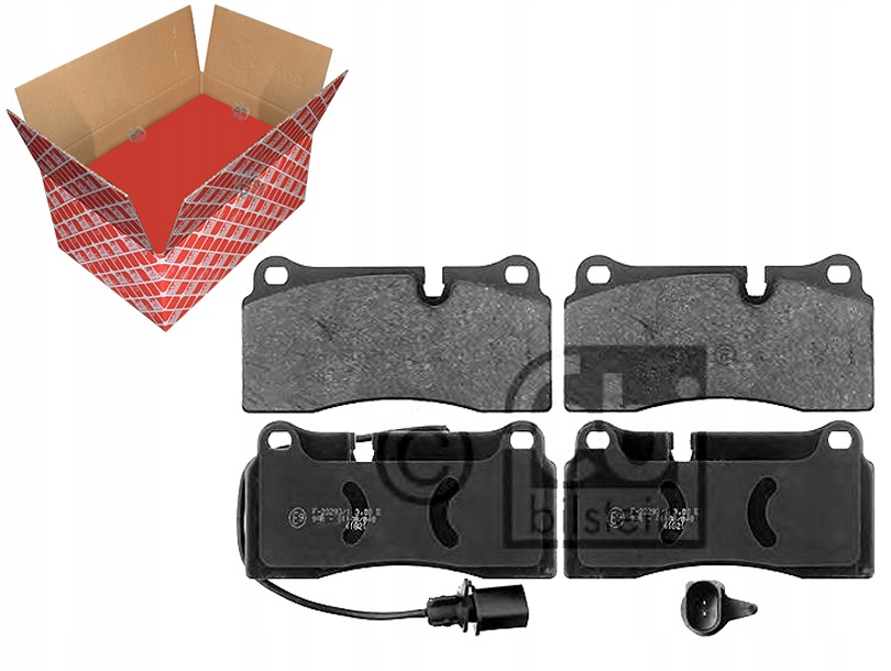 фото №1, Febi гальмівні колодки гальмівні audi r8 07- задня febi bilstei