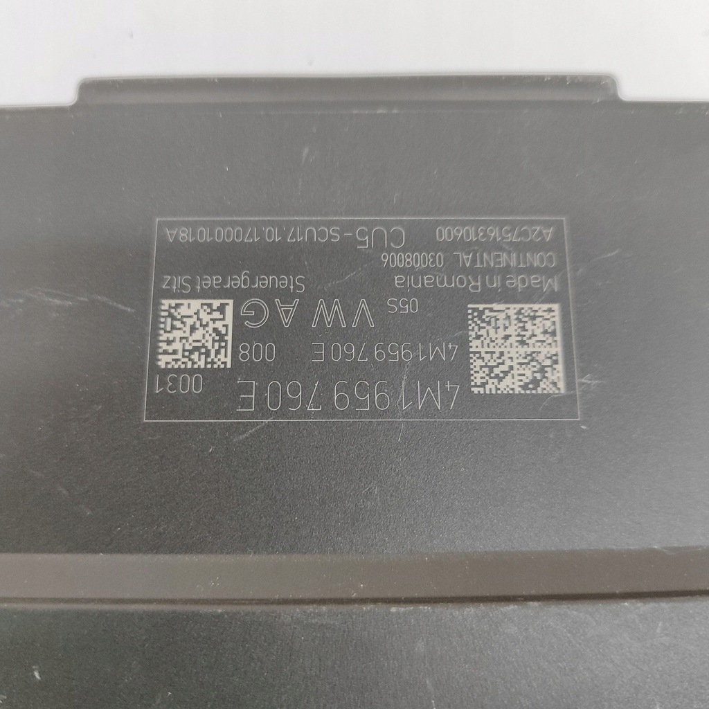 фото №7, Audi q7 4m 2018 перед сторона левая модуль / блок управления сиденье