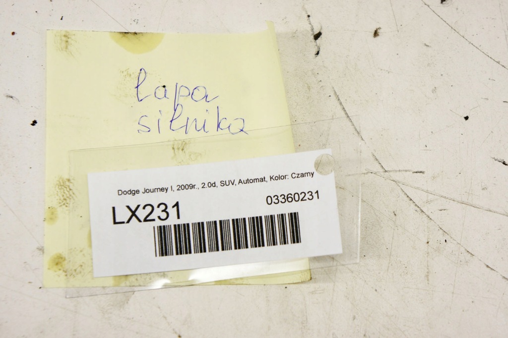 фото №6, Lx231 dodge journey 2.0d кронштейн кронштейн двигателя