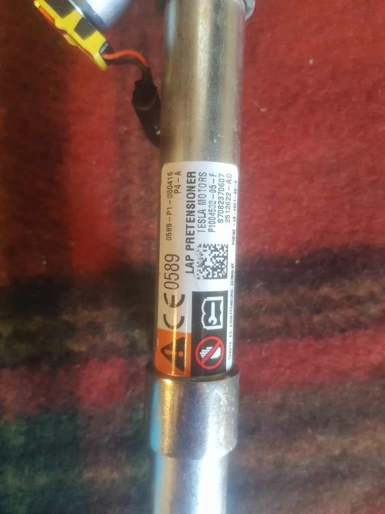 фото №5, Tesla x pas безопасности przedniprawy левый