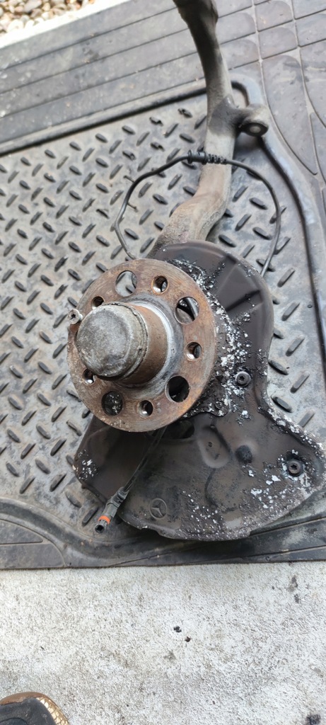 фото №9, Mercedes w221 ступиця поворотний кулак права перед передня