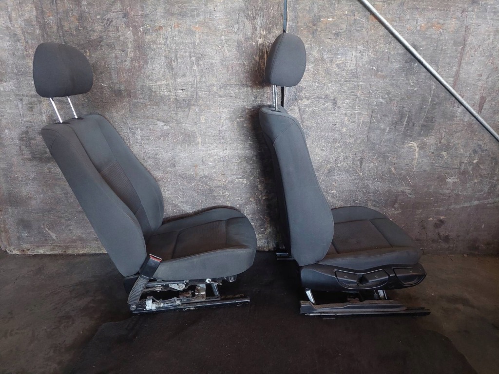 фото №8, Комплект сидений левый правый перед + заднее сиденье задняя + обшивки bmw e46 sedan