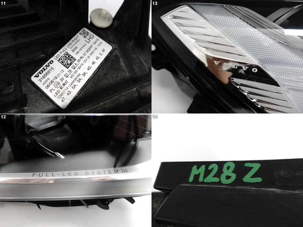 фото №12, Volvo xc60 ii 2 17- лампа full led система права eu