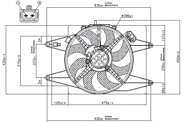 фото №2, Nissens 85105 вентилятор, охлаждение двигателя