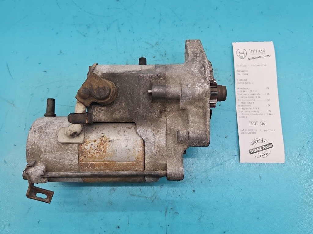 фото №1, Стартер toyota auris i 1.4 d4d