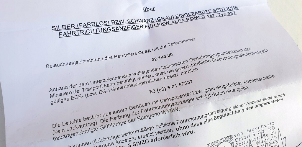 фото №11, Alfa romeo 147 поворотники mhw kolekcjonerskie! nowe