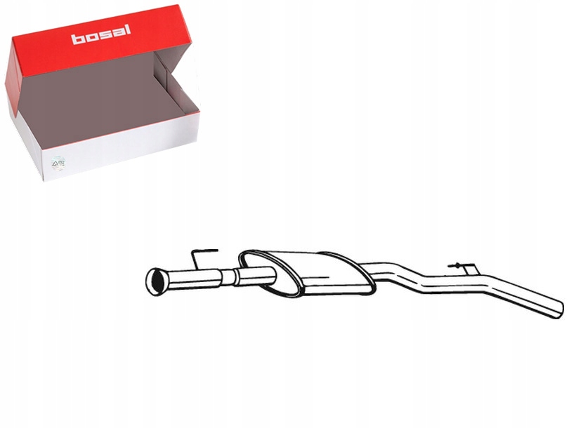 фото №1, Гаситель системы выпускной средний renault clio ii thalia i 1.2