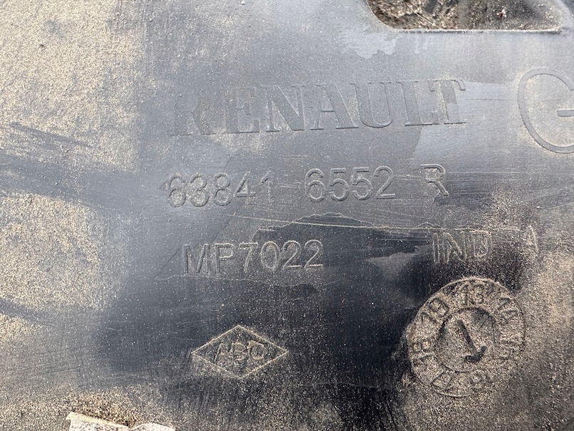 фото №4, Dacia sandero 2 ii 12- подкрылок передние левая перед оригинал