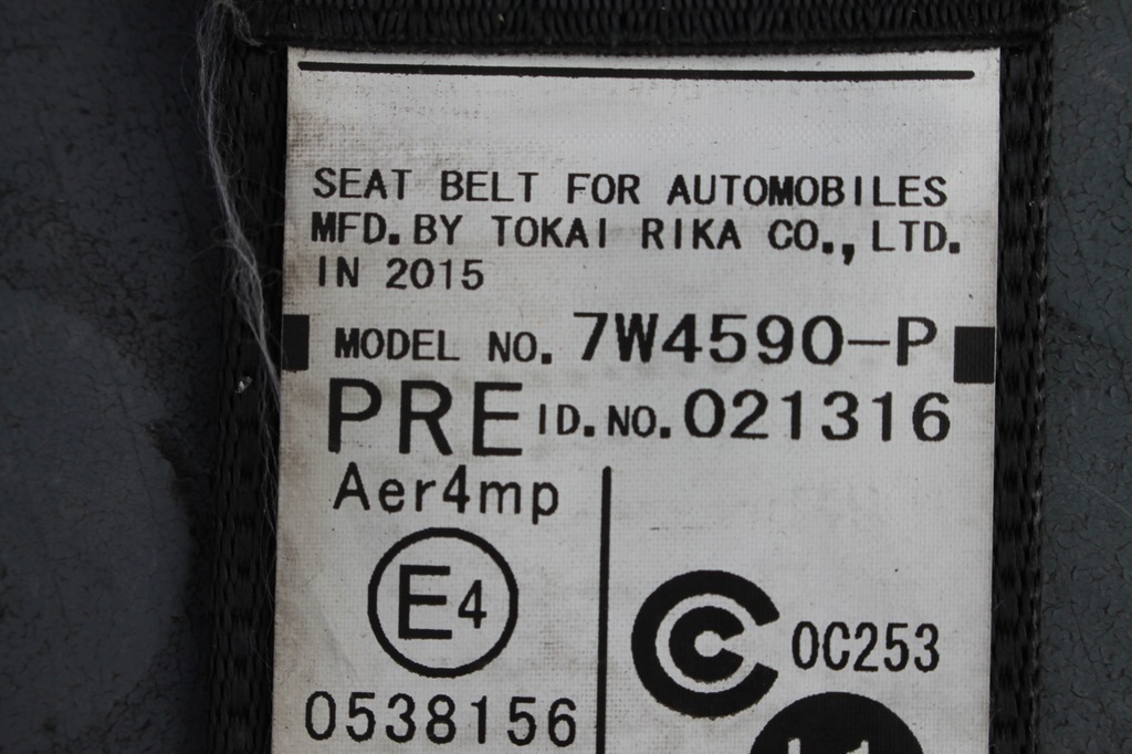 фото №8, Pas безопасности левый перед toyota prius iii lift 12-15