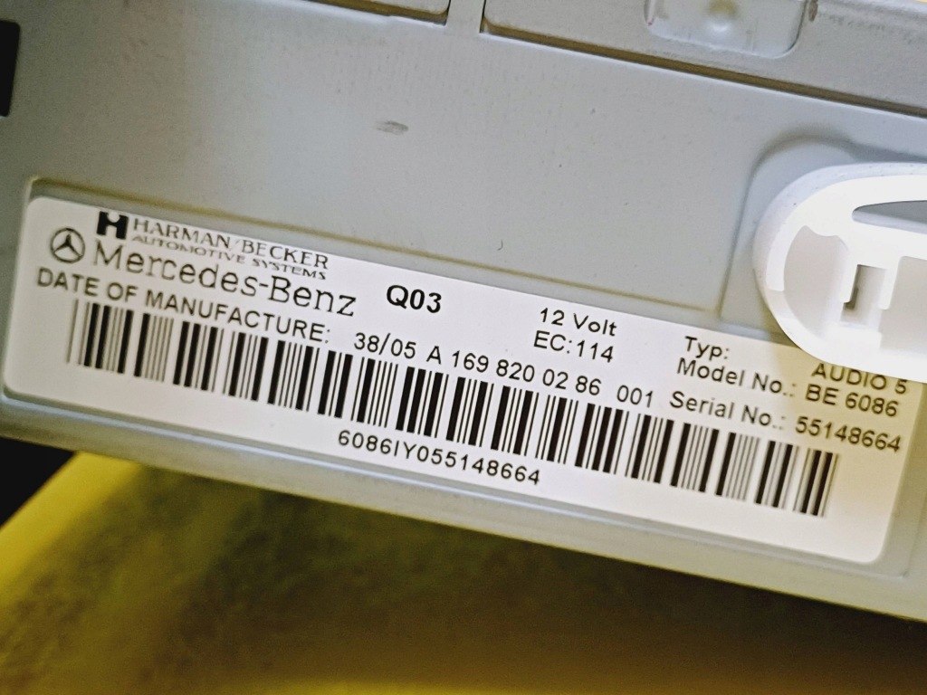 фото №6, Радио cd mercedes w245 w169 a1698200286 nr16