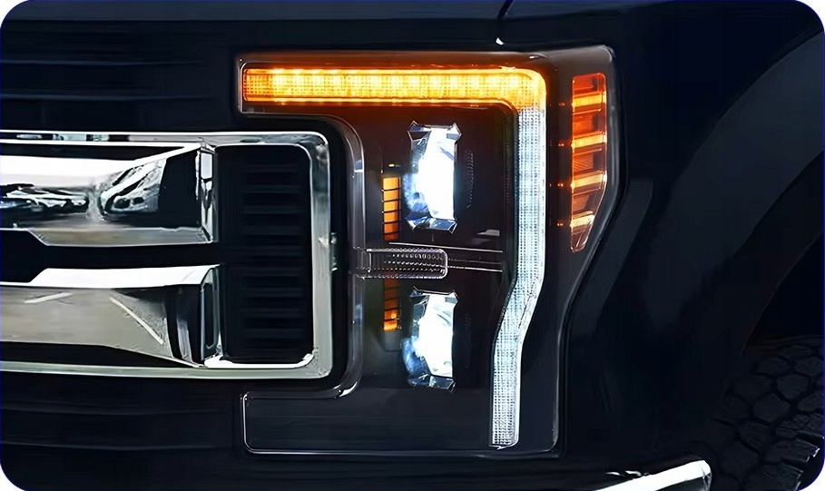 фото №11, Модуль фары автомобильных full led do лампы ford f250 f350 f450 f550 2017-2019