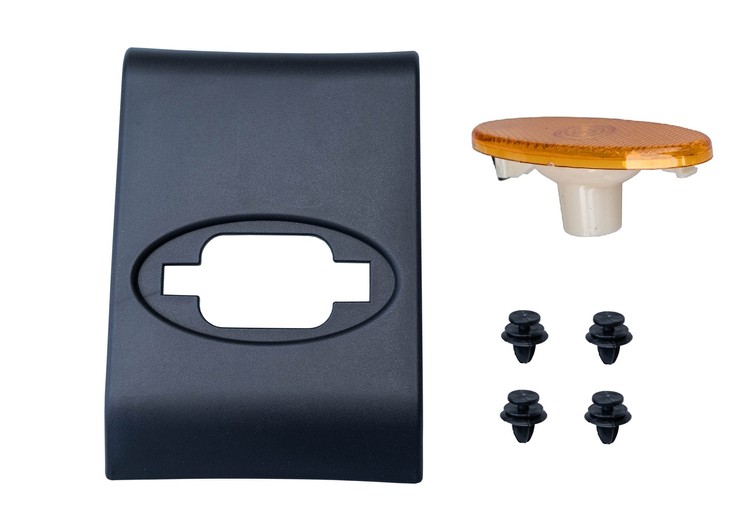 фото №3, Молдинг боковая стойка блок двигателя правая bok + лампа do renault master iii 3 10-