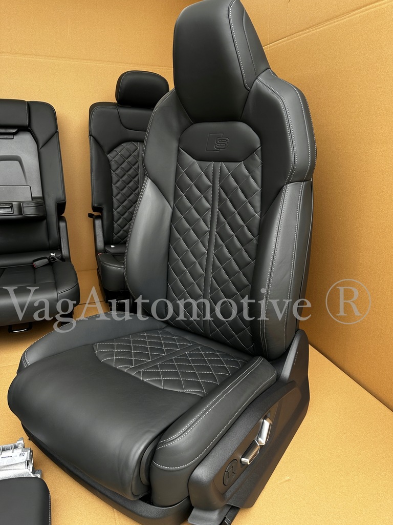 фото №10, Сиденья audi q7 sq7 recaro s-line обивка alcantara nappa europa 2016-2024