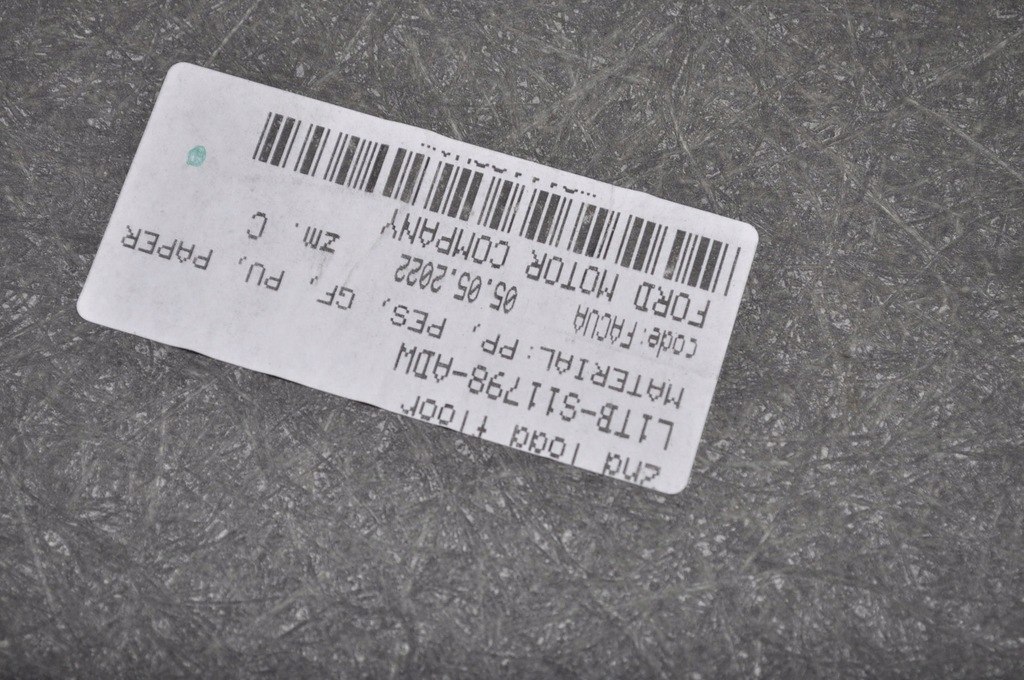 фото №11, Ford puma mk2 підлога обшивка багажника