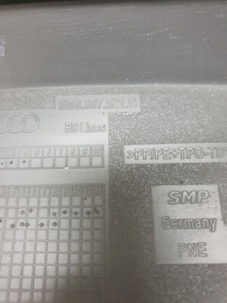 фото №15, Audi a4 b9 8w0807521g накладка бампера диффузор