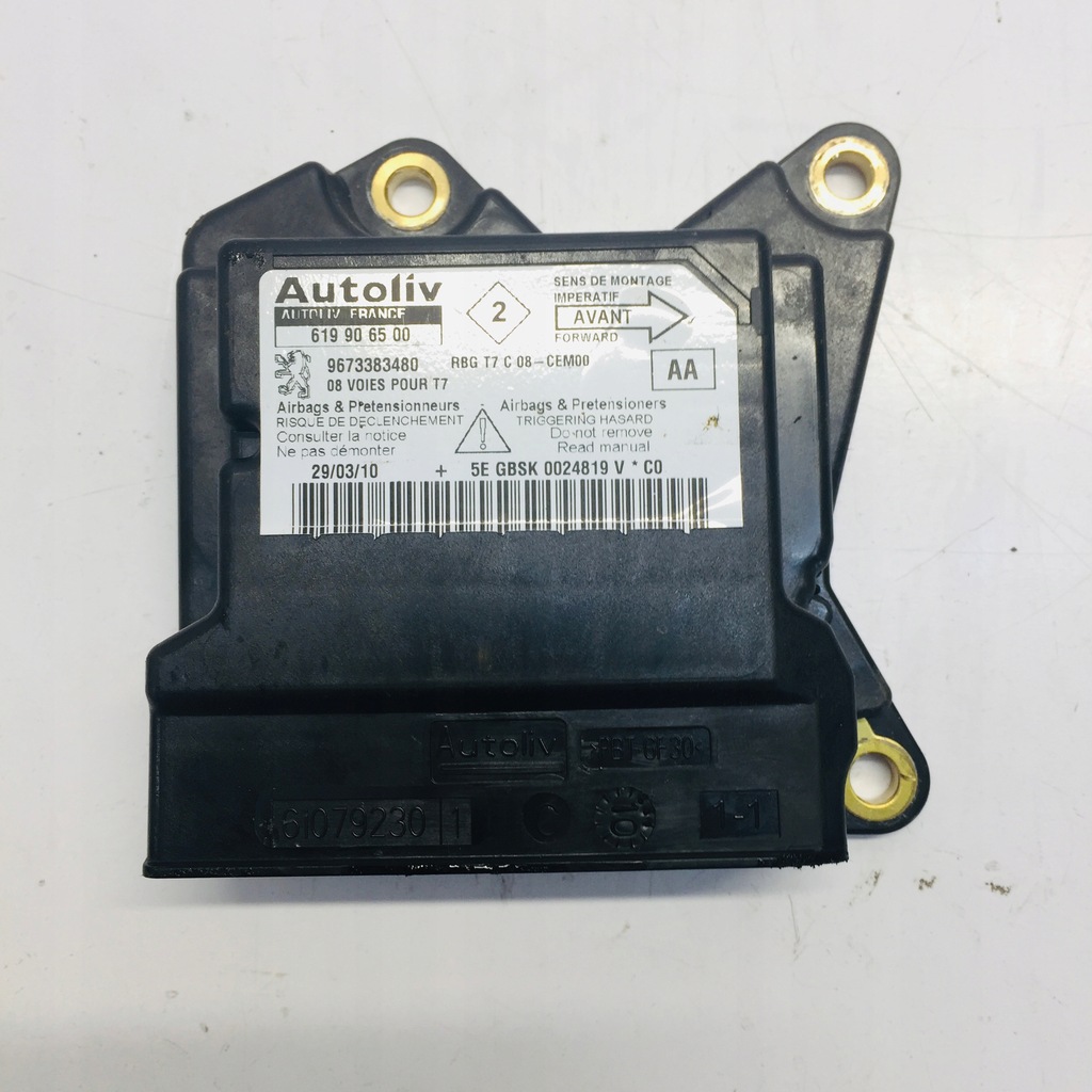 фото №1, Датчик air bag 9673383480 peugeot 308 t7
