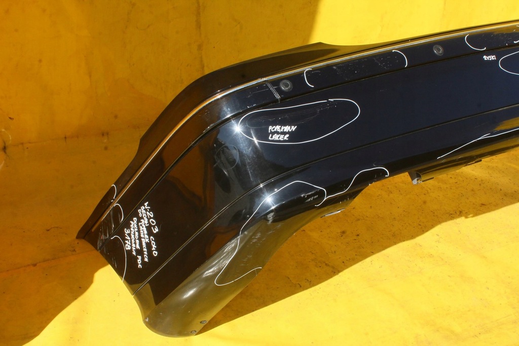 фото №10, Бампер задняя mercedes w203 sedan