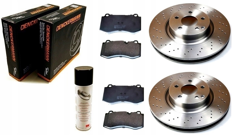 фото №1, Тормозные диски тормозные колодки mercedes s klasa w221 перед 335mm