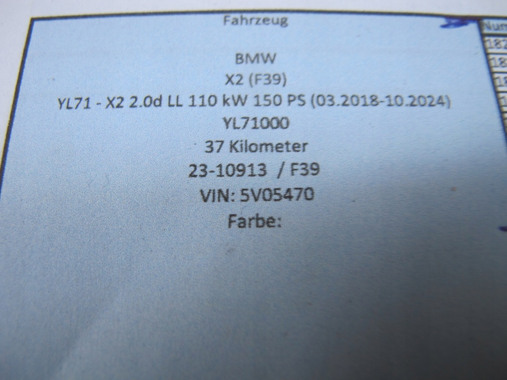 фото №7, Поворотний кулак важелі задня bmw f39 f48 f40 f44 xd 37km