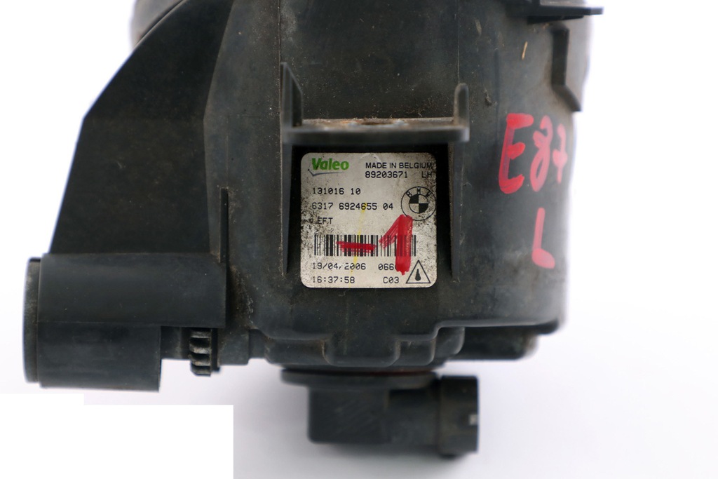 фото №10, Bmw e81 e87 левый противотуманная фара лампа левая 6924655